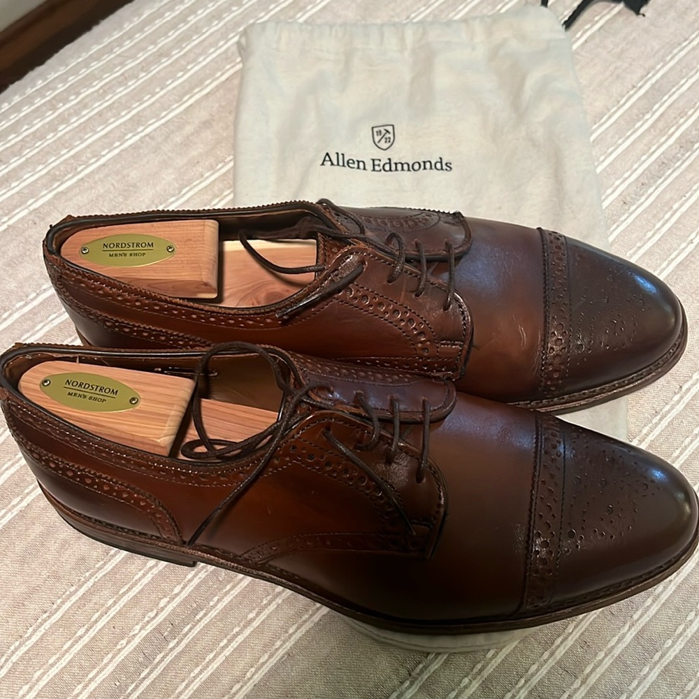 Men's Allen Edmonds Cap-toe Oxford Dress Shoe